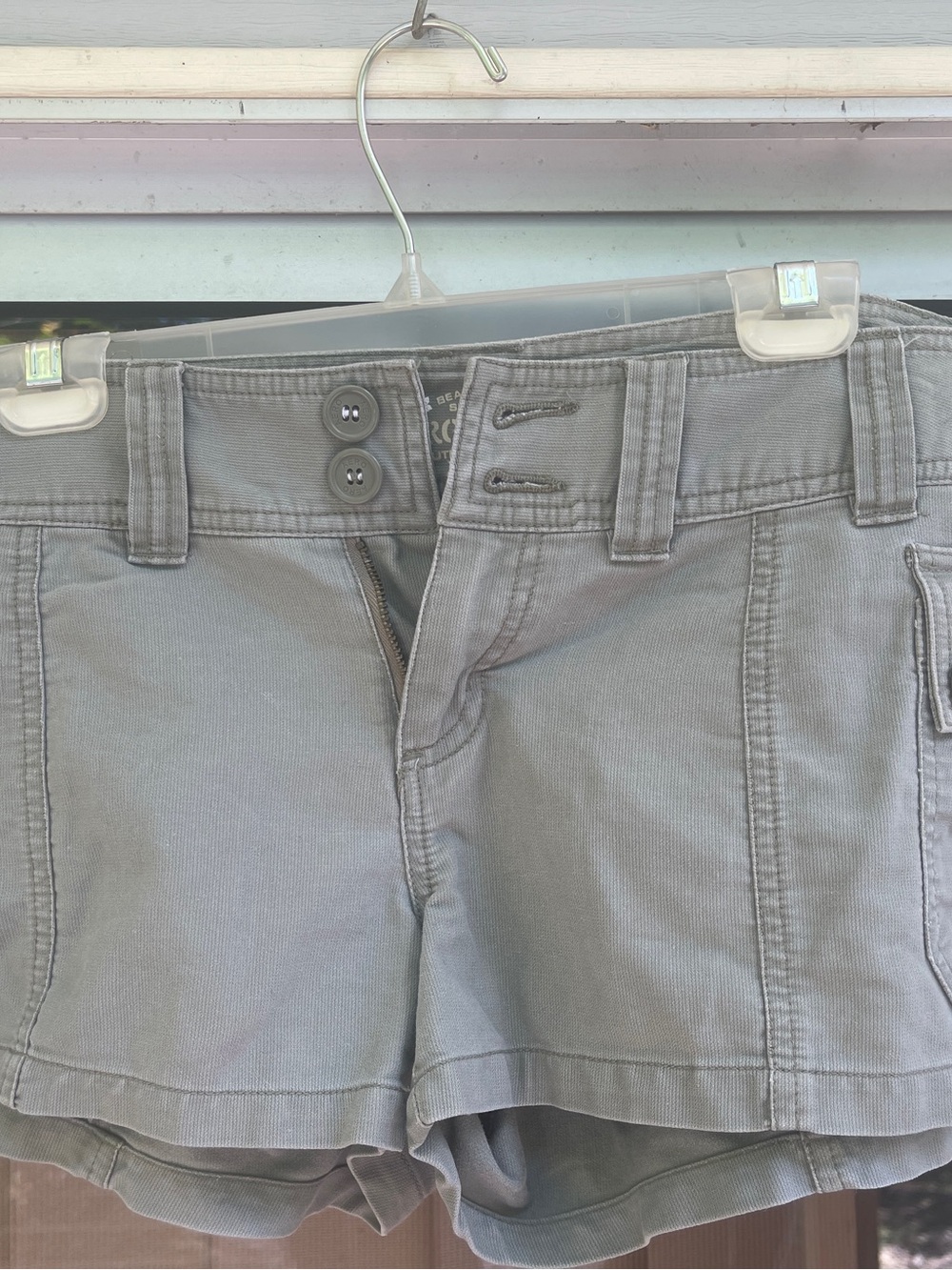 Aeropostale Olive Green Cotton Shorts